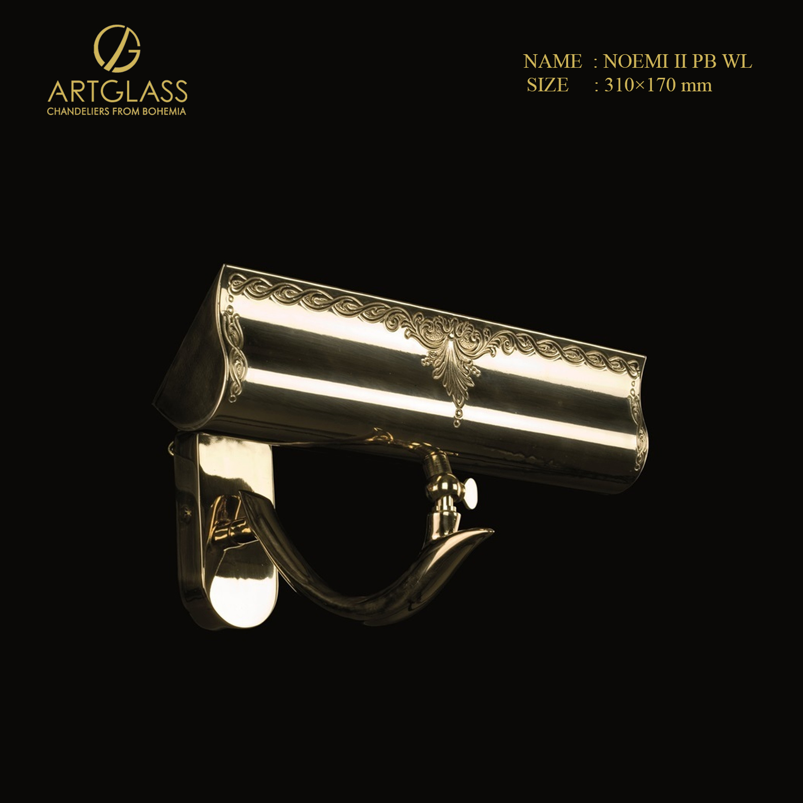 den-tuong-pha-le-noemi-ii-polished-wl Đèn tường pha lê NOEMI II POLISHED WL tạo ánh sáng vàng ấm, phù hợp trang trí phòng khách, hành lang hoặc chiếu sáng tranh nghệ thuật.