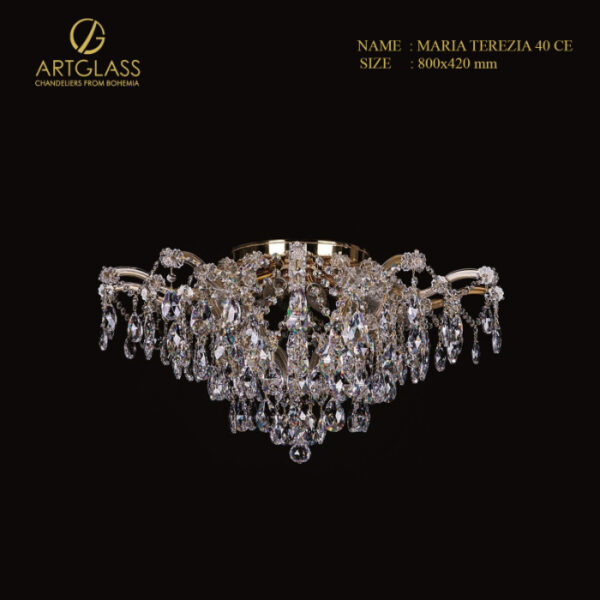 den-op-tran-pha-le-maria-terezia-40-ce Đèn ốp trần pha lê MARIA TEREZIA 40 CE kích thước lớn 800x420mm, 12 bóng đèn, lý tưởng cho không gian phòng khách hoặc sảnh lớn.