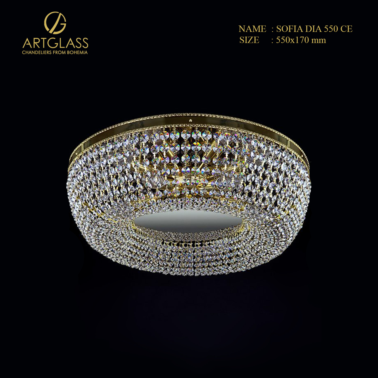den-long-pha-le-sofia-dia-550-ce Đèn lồng pha lê cao cấp SOFIA DIA 550 CE 9 bóng 40W – sản phẩm của Artglass CH Séc, mang đến sự kết hợp hoàn hảo giữa nghệ thuật chiếu sáng và đẳng cấp châu Âu.