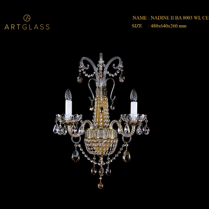 NADINE II BRASS ANTIQUE 8003 WL CE