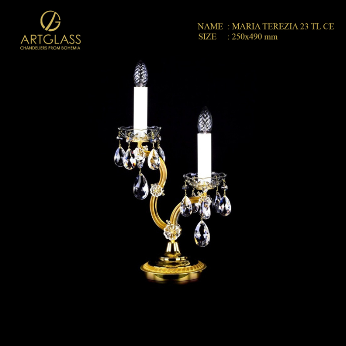 den-ban-pha-le-maria-terezia-23-tl-ce Đèn bàn pha lê MARIA TEREZIA 23 TL CE mang ánh sáng ấm áp, phù hợp cho phòng khách, phòng ngủ và không gian trưng bày nội thất cao cấp.